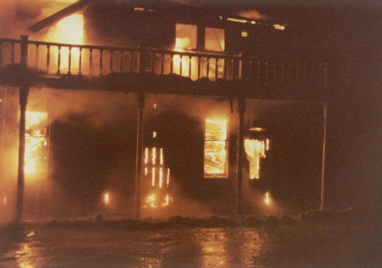 Fire at the Downtown Hotel, February 1980 – Dawson City Museum
