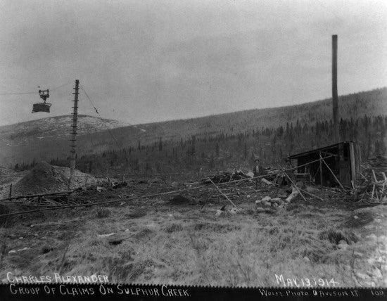 Charles Alexander Group of Claims on Sulphur Creek, May 13, 1914.
