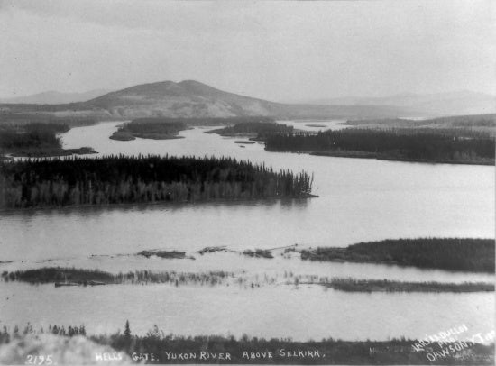 Hell's Gate, Yukon River above Selkirk, c1898.