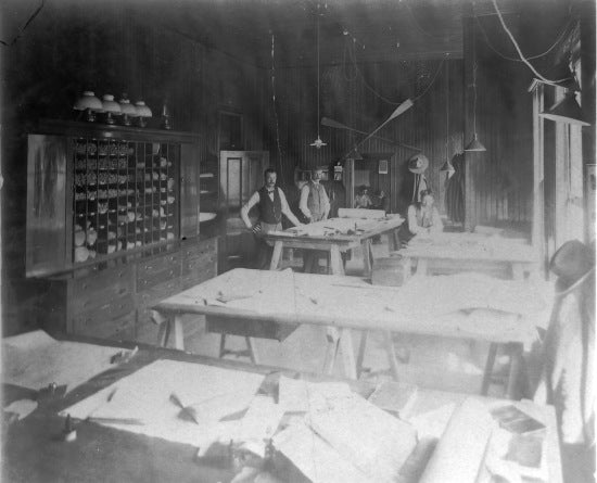 Survey Office, Territorial Administration Building, c1902.