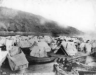 Tent City, Dawson City, 1898.