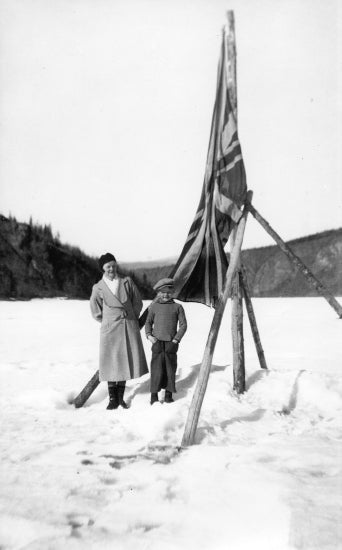 Union Jack on the Yukon River, c1930