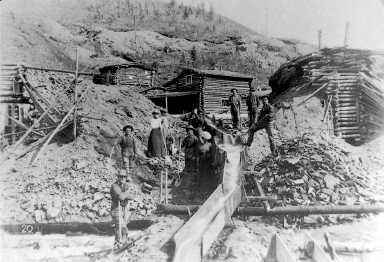 A Small Mining Operation, c1900