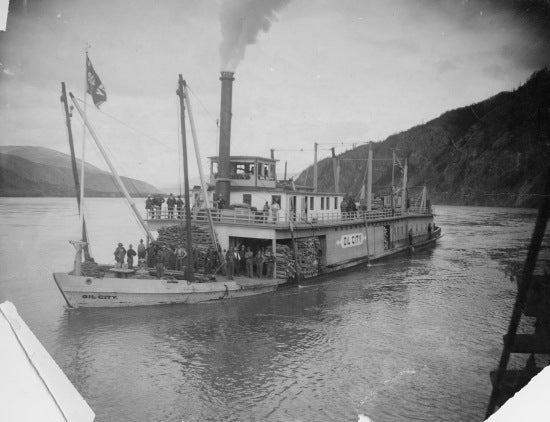 The Sternwheeler Oil City at Dawson, c1905