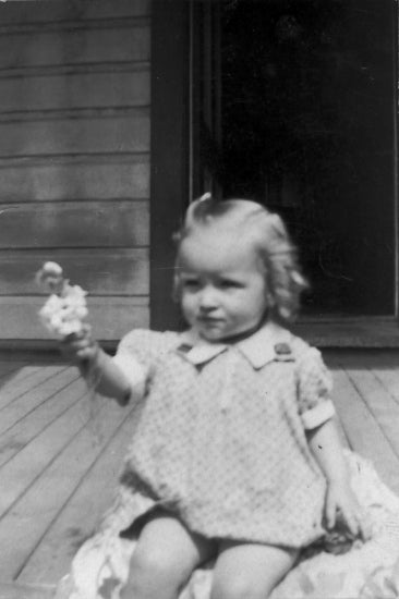 Young Girl with Flowers, c1935.
