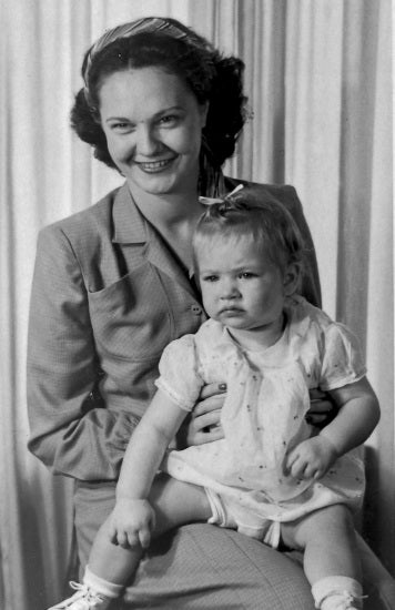 Marg Cody with Sharon at 14 months