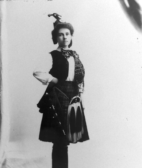 Woman in Highland Costume, c1915