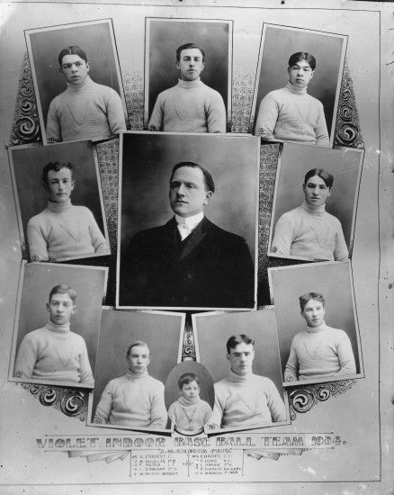 Violet Indoor Baseball Team, 1904