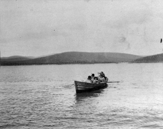 Aleuts in Boat, 1898