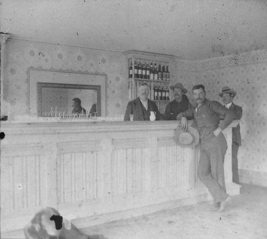 Bar Yukon Hotel Lake Bennett B.C. 1899