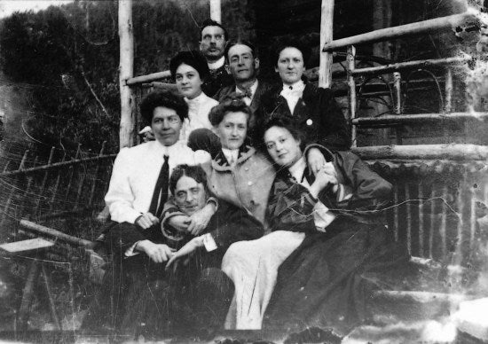 A Gathering around a Table, c1905.