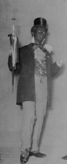 Arthur Englehardt, Winner of the Cakewalk, December 31, 1900.