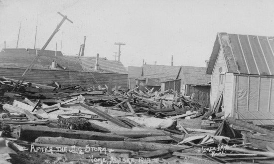 After the Big Storm, Nome Alaska, 1913.