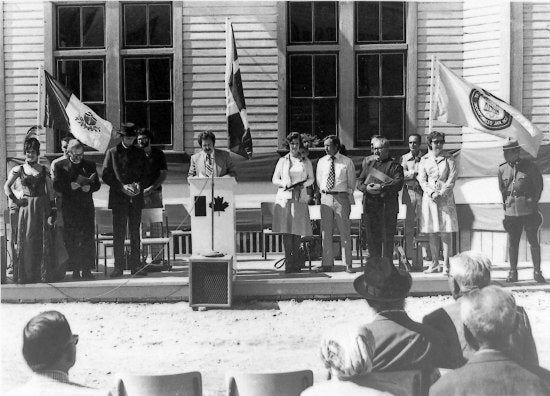 Dawson City Post Office Ceremony, 1975