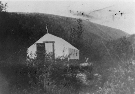 The Berton's Honeymoon Tent, 1910