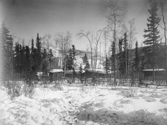 Log Cabins, c1905