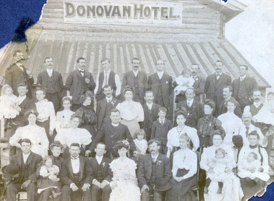 Wedding Party, Donovan Hotel, c1900