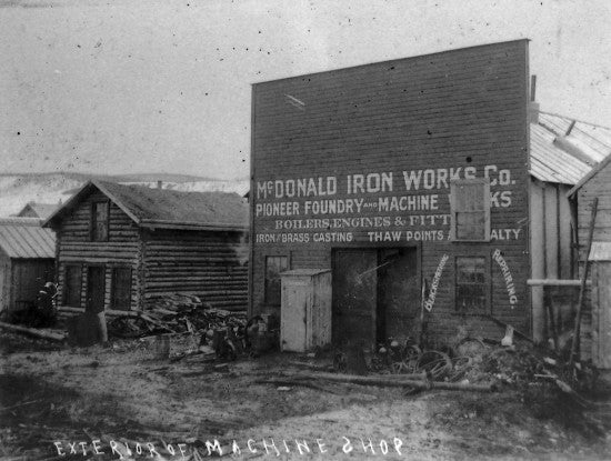 Exterior of Machine Shop, 1901