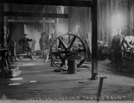 Interior McDonald Iron Works, 1901