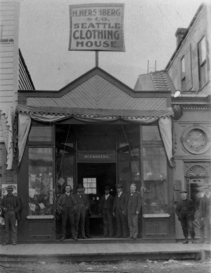 H. Hershberg & Co. Seattle Clothing House, 1901