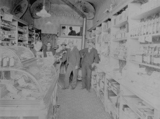 Interior, Miner's Drug Store, 1901