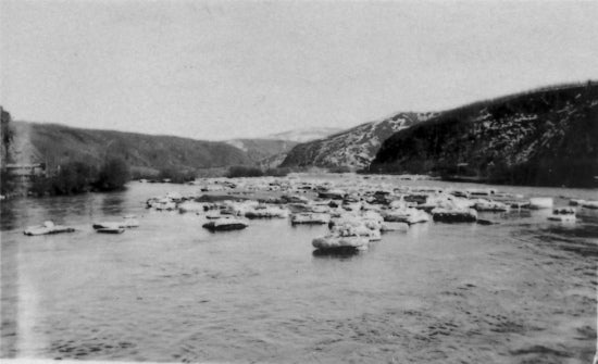 Yukon River After Spring Break Up, c1933.