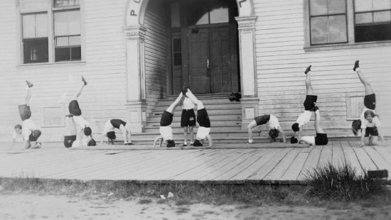 Dawson Public School Students, c1933.