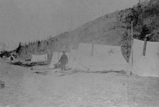 Our Camp, En route for Dawson May 22, 1898.
