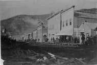 Street Scene, Dawson City, June 17, 1898.