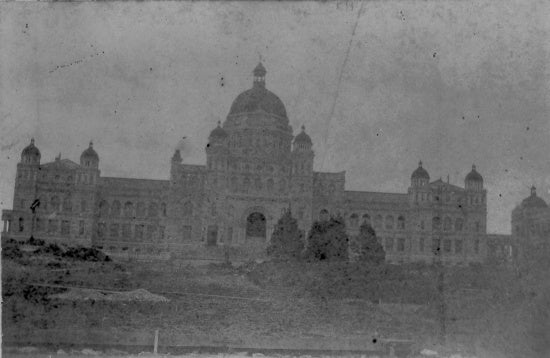 Parliament Buildings, Victoria, BC February 24, 1898