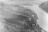 Dawson from Midnight Dome Looking South, c1900.