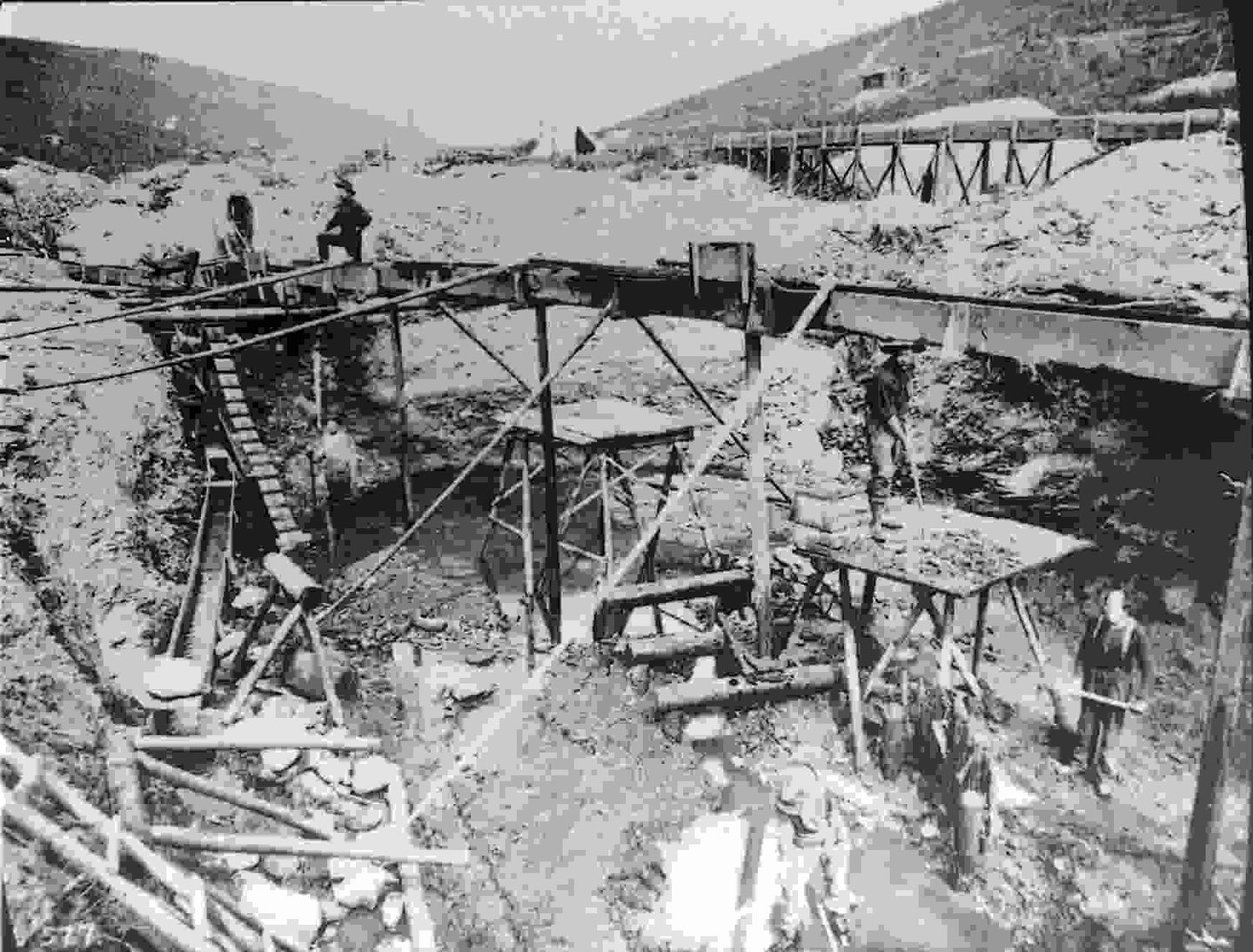 Working in an Open Pit, c1897