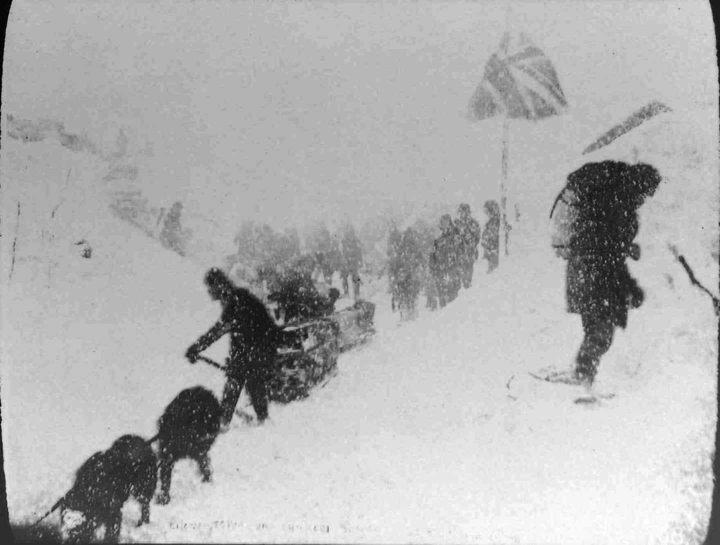 Snowstorm on Chilkoot Summit, c1897