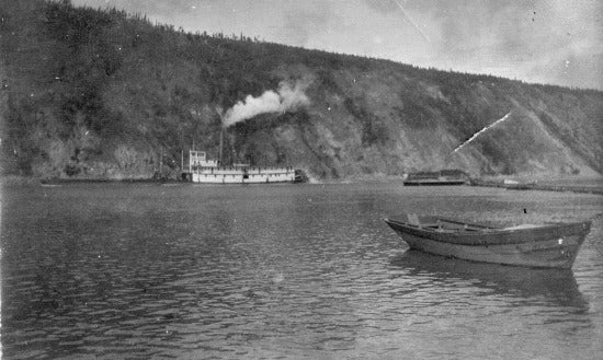 Sternwheeler on Yukon River, c1900