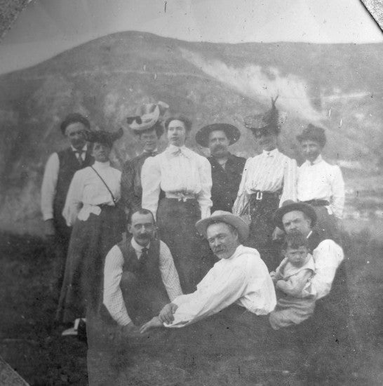 Group Portrait in West Dawson, c1902