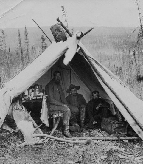 Encampment, c1898.