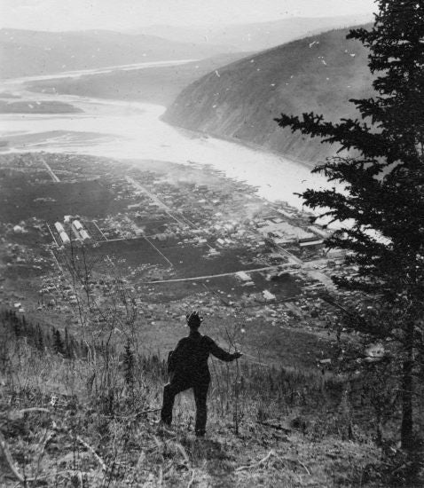 View of Dawson City from the Dome, c1898.
