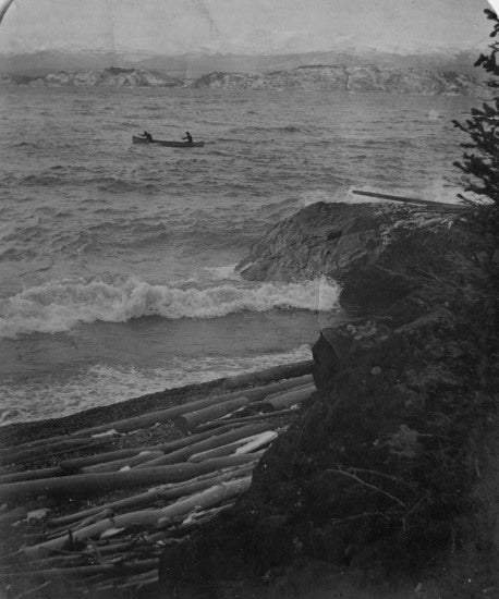 Travelling by Canoe, c1898.