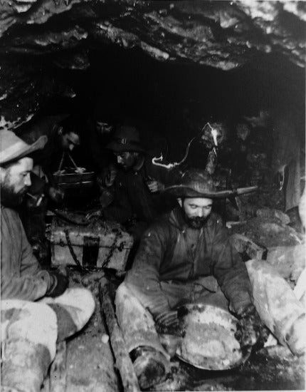 Inside a Shaft, Looking at Paydirt, c1898