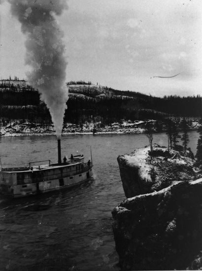 Steamer on the Yukon, c1898