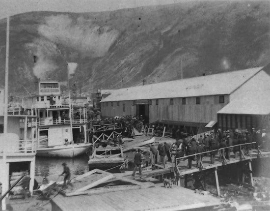 The Docks, Dawson City, c1900