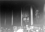 Dawson City Museum exhibits in Fire Hall on Front Street, c1959