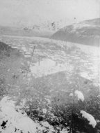 Dawson City looking south, c1910.