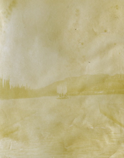 A Raft on Lake Laberge, c1910.