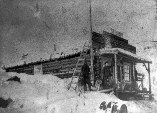 Sam Patch's Alaska Commercial Company store at Forty Mile, Y.T., c1900