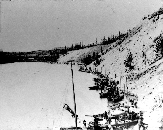 Route to Klondike Gold Field, 1898