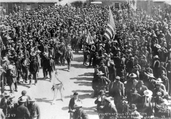 Fourth of July Celebration North West Mounted Police Square,