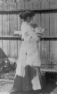 Woman with Baby, c1910