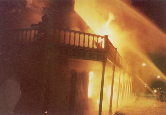 Fire at the Downtown Hotel, February 1980