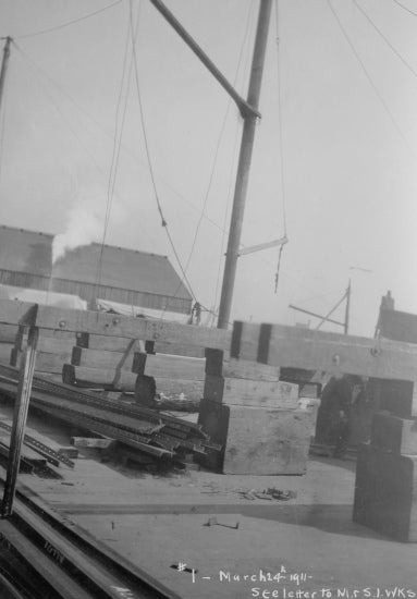 Dredge Construction, March 14, 1911.